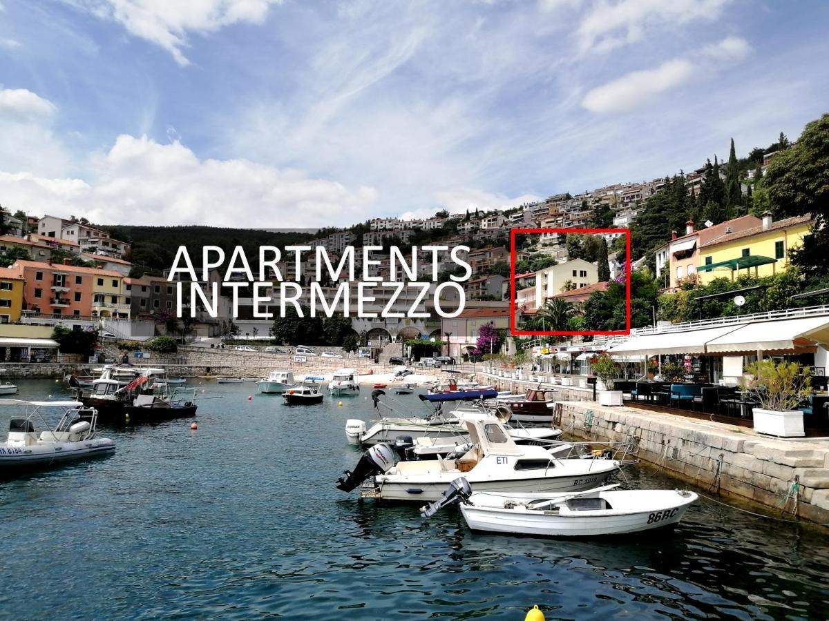Apartment Layla - Intermezzo With Sea View In Center Of ラバック エクステリア 写真